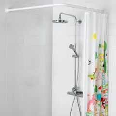 Штанга для шторки кутова Mixxus CRA-A-80x80 80x80cm (алюміній) (AC3590)