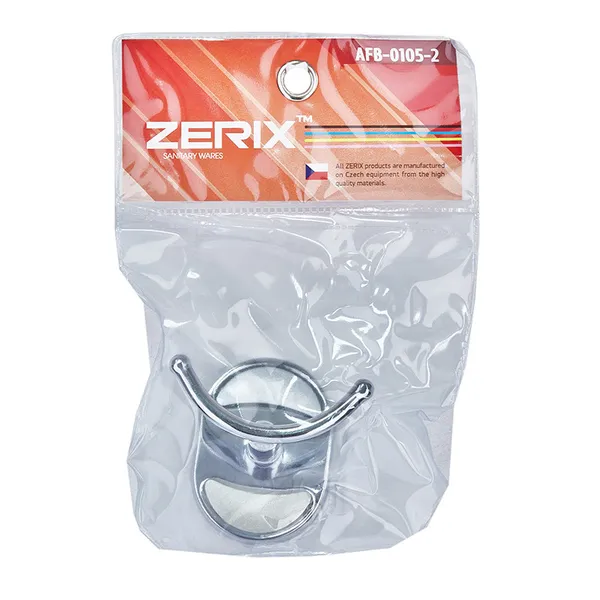 Гачок подвійний Zerix AFB-0105-2 (ZX5048)
