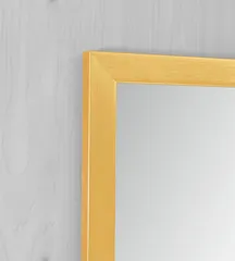 Дзеркало настінне Zerix FONTE MRZ09-60x85-Reverse GOLD прямокутне в золотій рамі (ZX6211)