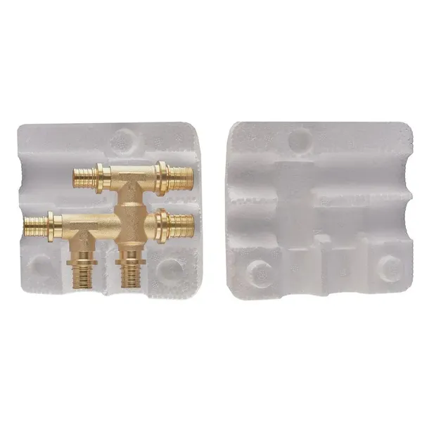 Трійник в од. площ. Koer KA.TU-20-16-20 - 20(2.8mm)x16(2.2mm)x20(2.8mm) (теплоіз.кожух) (KR5869)