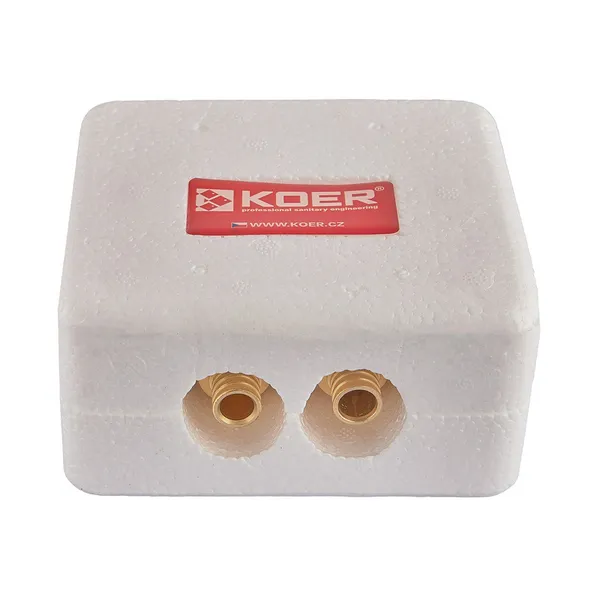 Трійник в од.площ. Koer KA.TU-20 - 20(2.8mm)x20(2.8mm)x20(2.8mm) (теплоізол.кожух) (KR5867)