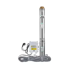 Насос свердловинний відцентровий Taifu 4STM 8/9+35M +пульт Н=57м, Q=10,8м3, P=1100Вт, каб.35м, 1,5" (TF3399)
