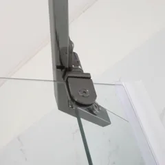 Душова кабіна з низьким піддоном Mixxus LINES SCT01-90x90x198-TR Graphite NEW прозоре скло 6мм (MI8429)