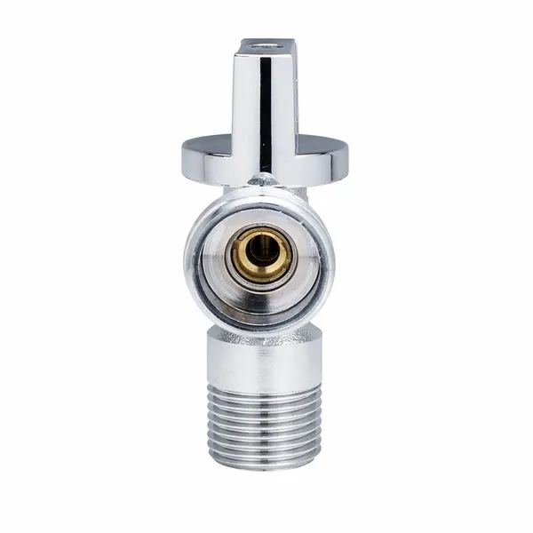 Кран кульовий для підключення сантехприладів Sanlux ST-80 - 1/2"x3/4" (SL2931)