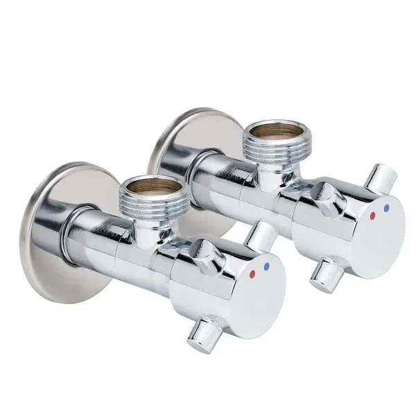 Кран кульовий для підключення сантехприладів Sanlux ST-301 - 1/2"x3/4" (SL2927)