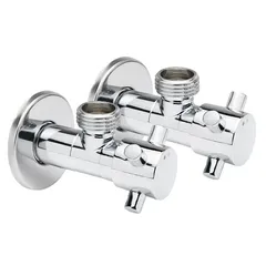 Кран кульовий для підключення сантехприладів Sanlux ST-301 - 1/2"x1/2" (SL2926)