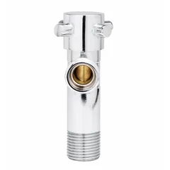 Кран кульовий для підключення сантехприладів Sanlux ST-301 - 1/2"x1/2" (SL2926)