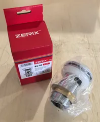 Донний клапан для раковини з переливом Zerix BV-09 1 1/4" автоматичний Click-Clack (Колір хром) (MY0414)
