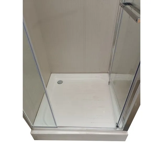 Душова кабіна з низьким піддоном Mixxus Style SCT01-90x90x200-TR Chrome прозоре скло 6мм (MI8433)
