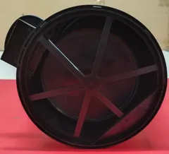 Відро для сміття з плавним закриттям кругле Mixxus Ellipse-TC0212 SS Color 12л (колір нержавійка) (MI8399)