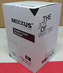 Відро для сміття з плавним закриттям кругле Mixxus Ellipse-TC0212 SS Color 12л (колір нержавійка) (MI8399)