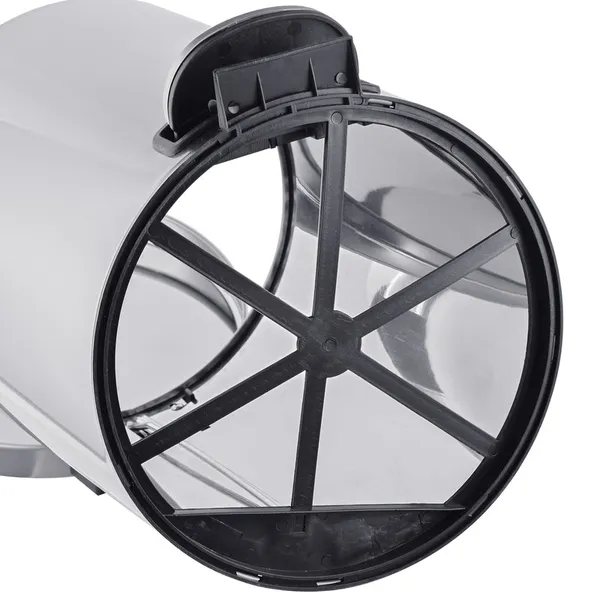 Відро для сміття з плавним закриттям кругле Mixxus Ellipse-TC0212 SS Color 12л (колір нержавійка) (MI8399)