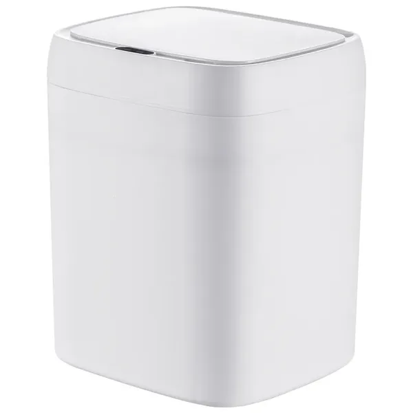 Відро для сміття сенсорне прямокутне Mixxus Wave-TC0212 White 12 л (колір білий) (MI8403)