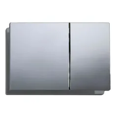 Панель змиву Koer KT-0610-01 240x160x32mmmm пластикова, кнопка квадратна (колір хром) (KR6135)