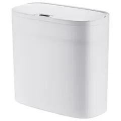 Відро для сміття сенсорне прямокутне Mixxus Wave-TC0414 White 14 л (колір білий) (MI8405)