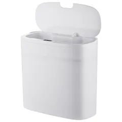 Відро для сміття сенсорне прямокутне Mixxus Wave-TC0414 White 14 л (колір білий) (MI8405)