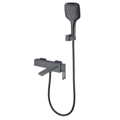 Змішувач для ванни з коротким виливом Koer KB-41009-07 (Колір графіт) (KR5986)