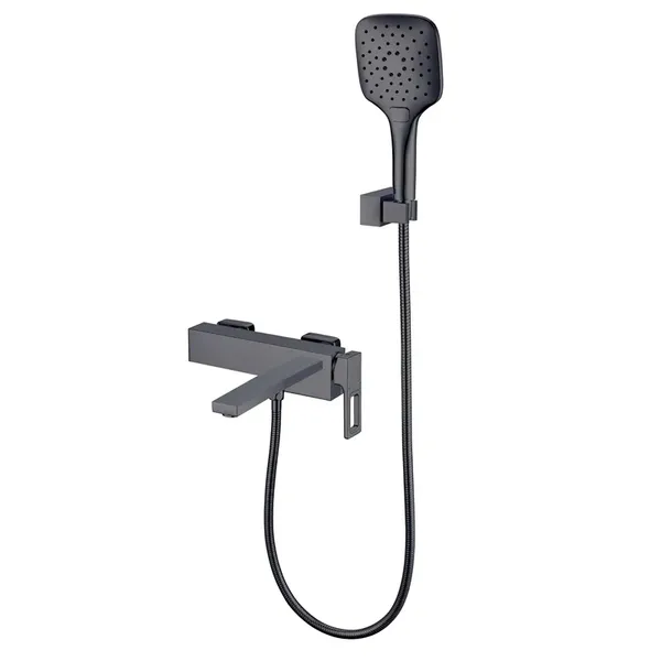 Змішувач для ванни з коротким виливом Koer KB-41009-07 (Колір графіт) (KR5986)
