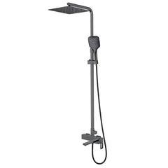 Душова колона зі змішувачем Koer KB-56009-07 3 функціі (Колір графіт) (KR5988)