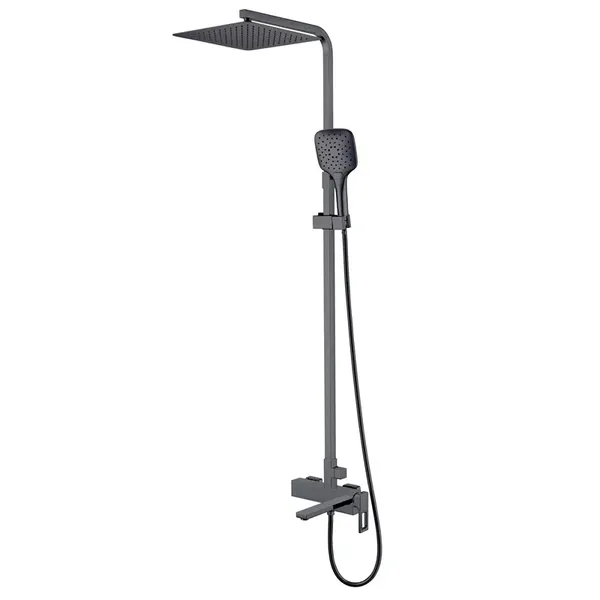 Душова колона зі змішувачем Koer KB-56009-07 3 функціі (Колір графіт) (KR5988)