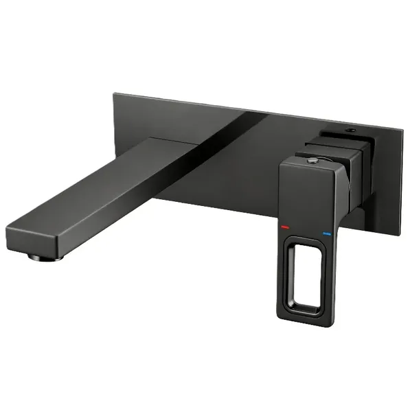 Змішувач для умивальника вбудований Koer KB-16009-07 (Колір графіт) (KR5981)