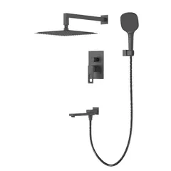 Душова система вбудована Koer KB-66009-07 3 функціі (Колір графіт) (KR5991)