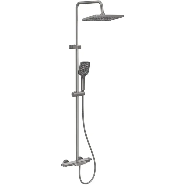Душова колона зі змішувачем Mixxus Premium Terra 009-J Graphite (колір графіт) (MI8385)