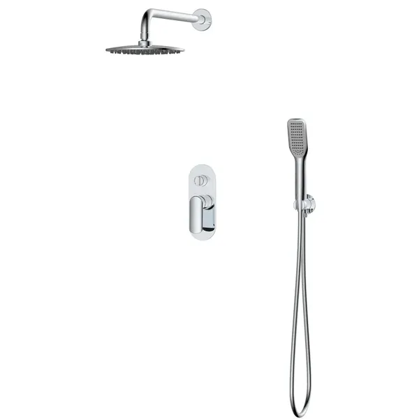 Вбудована душова система Koer KB-62028-01 2 функції (Колір хром) (KR6008)