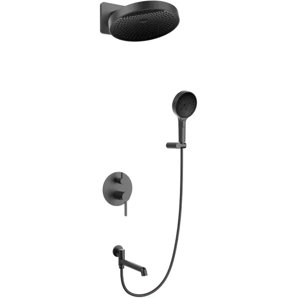 Вбудована душова система Koer KB-66029-07 3 функції (Колір графіт) (KR5954)