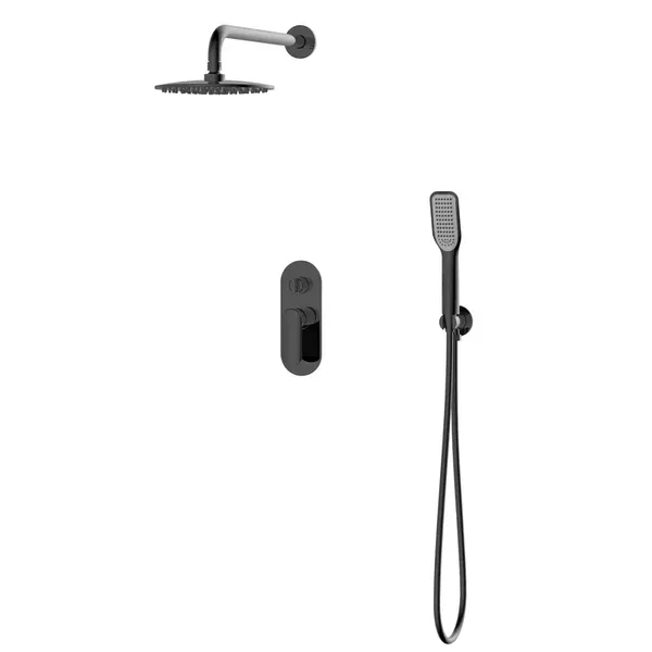 Вбудована душова система Koer KB-62028-07 2 функції (Колір графіт) (KR6011)