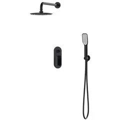 Вбудована душова система Koer KB-62028-05 2 функції (Колір чорний) (KR6009)