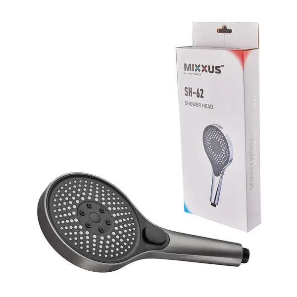 Лійка для душу Mixxus SH-62 3 функції (Колір графіт) (MI8300)