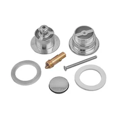 Донний клапан для раковини Zerix BV-04 1 1/4''  універсальний (з/без перел) СLICK-СLACK (Колір хром) (ZX6021)