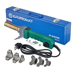 Паяльник Europroduct EP.WM02R для PPR труб, круглі насадки, 900W 20/32mm (EP6092)