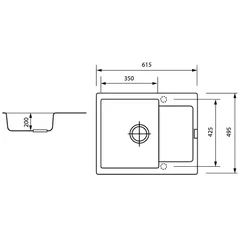 Мийка Zerix ZS-6250S-12 Коричнева (ZX4592)