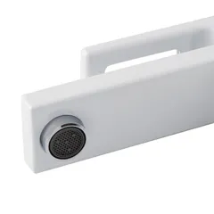 Змішувач для умивальника Koer KB-10009-04 (Колір хром+білий) (KR5975)