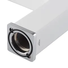 Змішувач для умивальника Koer KB-10009-04 (Колір хром+білий) (KR5975)