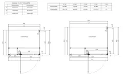 Душова кабіна без піддону Koer SR SC02-120x90x200-TR-01 прозоре скло Easy Clean 8мм, хром (KR5354)