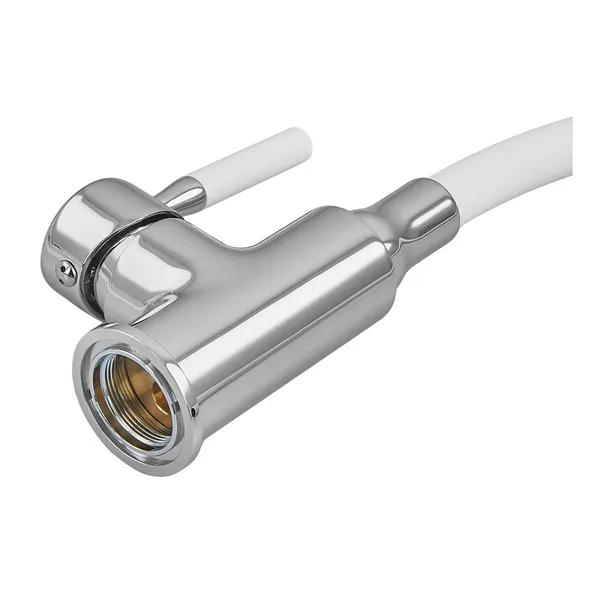 Змішувач для кухні Zerix Atrium-011-T Refl.WHITE (Колір хром+силік.вилив білий) (ZX4719)