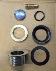 Донний клапан для ванни Koer PW-06-01 1 1/2'' автоматичний СLICK-СLACK (Колір хром) (KR5799)