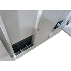 Дзеркальна шафка Mixxus Premium Olivary CM01-60x70x13 з LED Touch, димером, регулятором яскравості (MI8294)