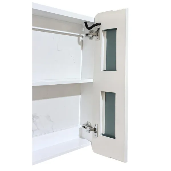 Дзеркальна шафка Mixxus Premium Olivary CM01-60x70x13 з LED Touch, димером, регулятором яскравості (MI8294)