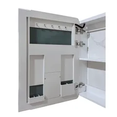 Дзеркальна шафка Mixxus Premium Olivary CM01-70x70x13 з LED Touch, димером, регулятором яскравості (MI8295)