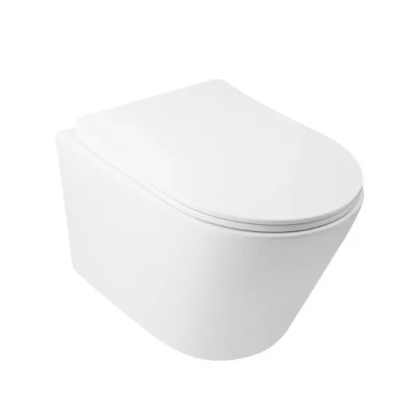 Унітаз підвісний Mixxus BEVEL-0302-R 520x360x365mm, система змиву RIMLESS (MI6709)