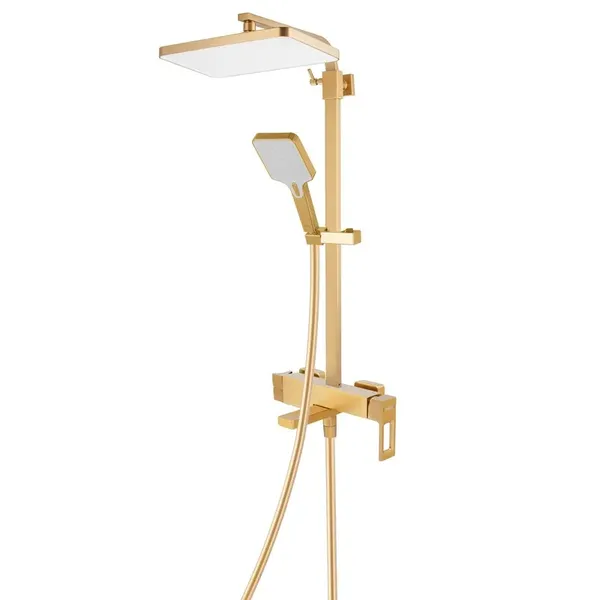 Душова колона зі змішувачем Haiba KANT 009-J BRUSHED GOLD (HB9606)
