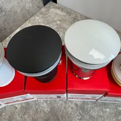 Донний клапан для раковини Koer PW-08-05 1 1/4''  без переливу автоматичний СLICK-СLACK (Колір чорн) (KR5789)