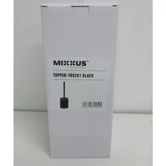 Йоржик для унітазу підлоговий Mixxus Topper-TB0201 Black колір чорний (MI7095)