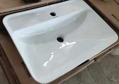 Раковина накладна Mixxus Premium BEVEL-0203 600х405х120mm з отвором під змішувач (MP6513)