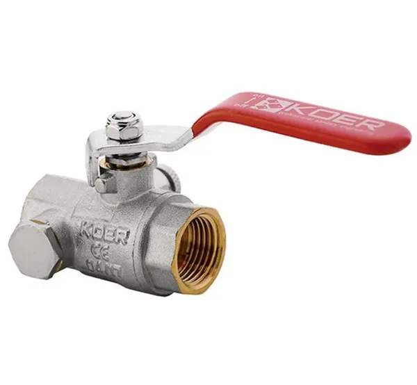 Кран кульовий з дренажем і відводом повітря 3/4" ГГР Koer KR.260 (KR0153)