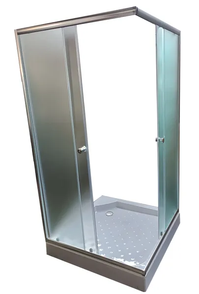 Душова кабіна з низьким піддоном Mixxus CUBIC SCT01-100x100x195-FB CHROME матове скло 4мм (MI6904)